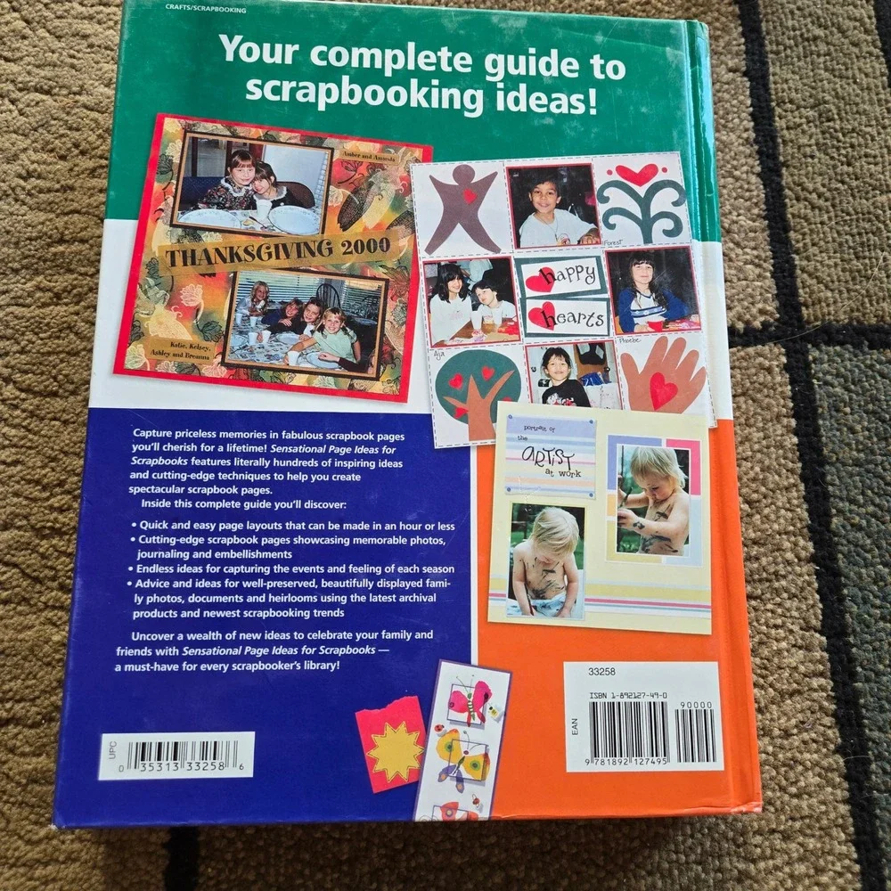 Sensational Page Ideas for Scrapbooks Hardcover Book 500 Layouts Memory Makers
